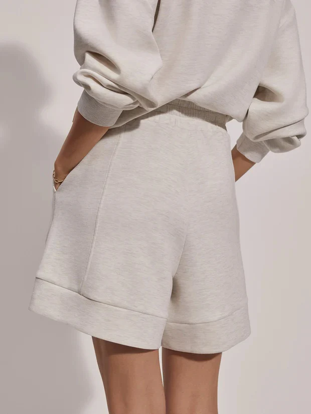 ALDER HIGH RISE SHORT - IVORY MARL - Afbeelding 4