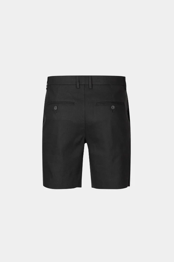 ALVINPL SHORTS 769 - BLACK LINEN - Afbeelding 3