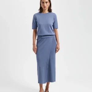 BABS TOP - FADED BLUE