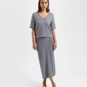 MELINA TOP - DEEP GREY