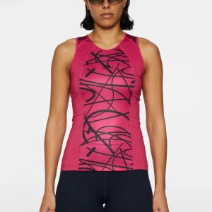 MIRIA PRINTED TOP - PINK