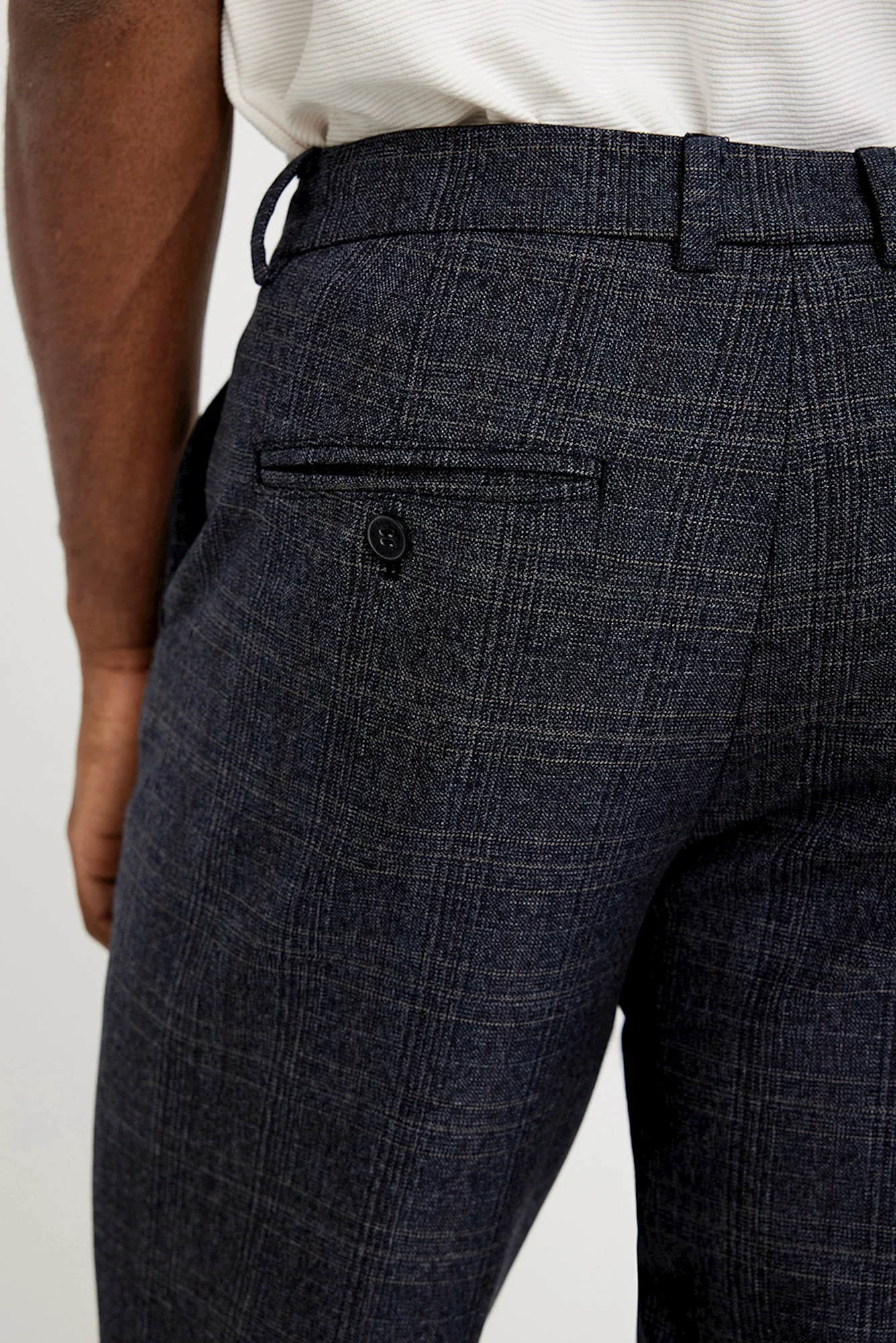 ALBERT 083 - DARK BLUE CHECK - LENGTEMAAT 34 - Afbeelding 7