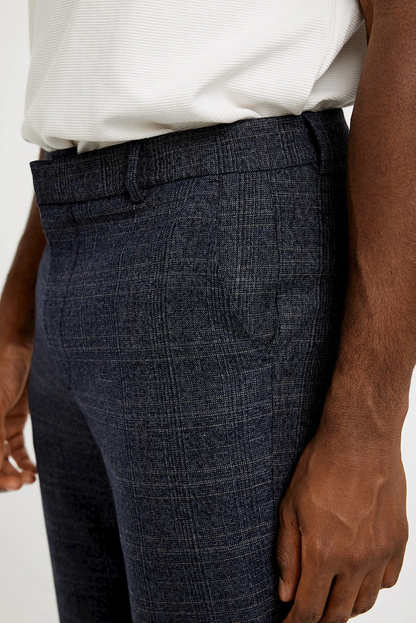 ALBERT 083 - DARK BLUE CHECK - LENGTEMAAT 34 - Afbeelding 6