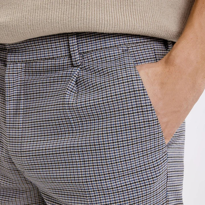 ARTHUR SHORTS 525 - BLUE GREY MINI CHECK - Afbeelding 6