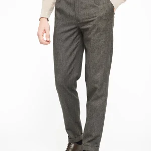 ARTHUR 314 - MODEST BROWN HERRINGBONE