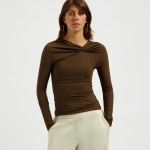 CIARA T-SHIRT - GANACHE