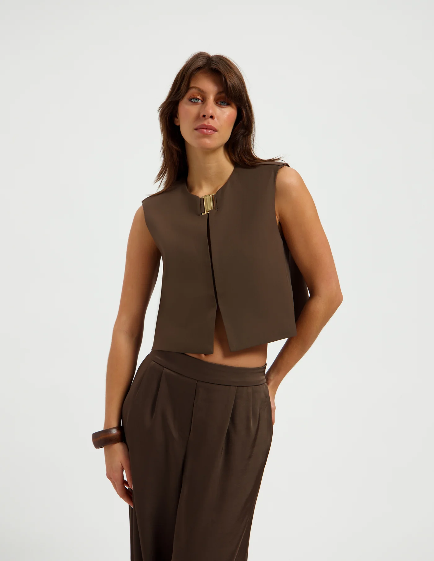 GILA GILET - GANACHE