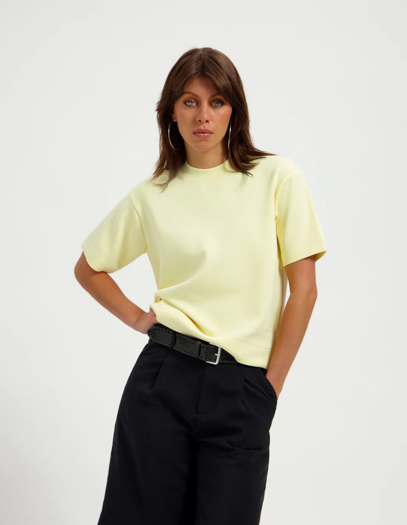 RAE T-SHIRT - PASTEL YELLOW