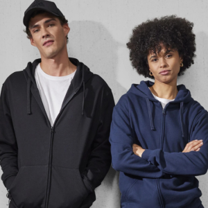 B&C ID.224 Zipped Hood unisex Vest