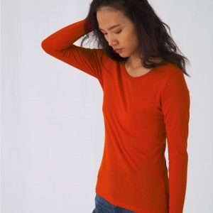 B&C Inspire Longsleeve T dames T-shirt ronde hals