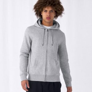 B&C KING Zipped Hood Jacket heren Vest