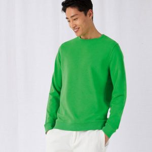 B&C Organic Crewneck heren Sweatshirt