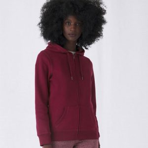 B&C QUEEN Zipped Hood Jacket dames Vest