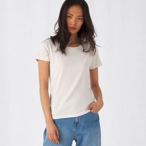 B&C #Organic E150 dames T-shirt ronde hals