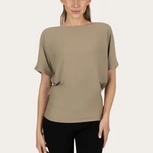 Budhi Short Sleeve Yoga Tee - Fern