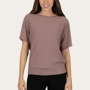 Budhi Short Sleeve Yoga Tee - Fireclay