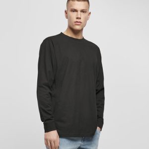 Build Your Brand Longsleeve Cuffrib heren T-shirt