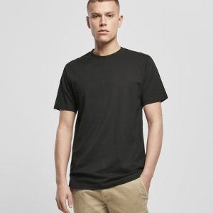 Build Your Brand Organic Round Neck heren T-shirt