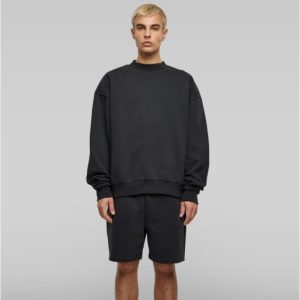 Build Your Brand Ultra Heavy Cotton Crewneck Sweater Heren