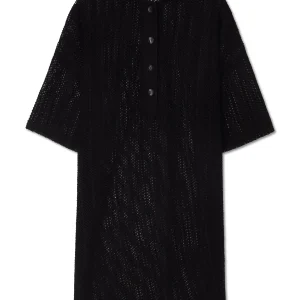 MAXELLA  DRESS CROCHET - BLACK