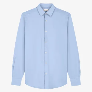 COTTON STRETCH SHIRT - LIGHT BLUE