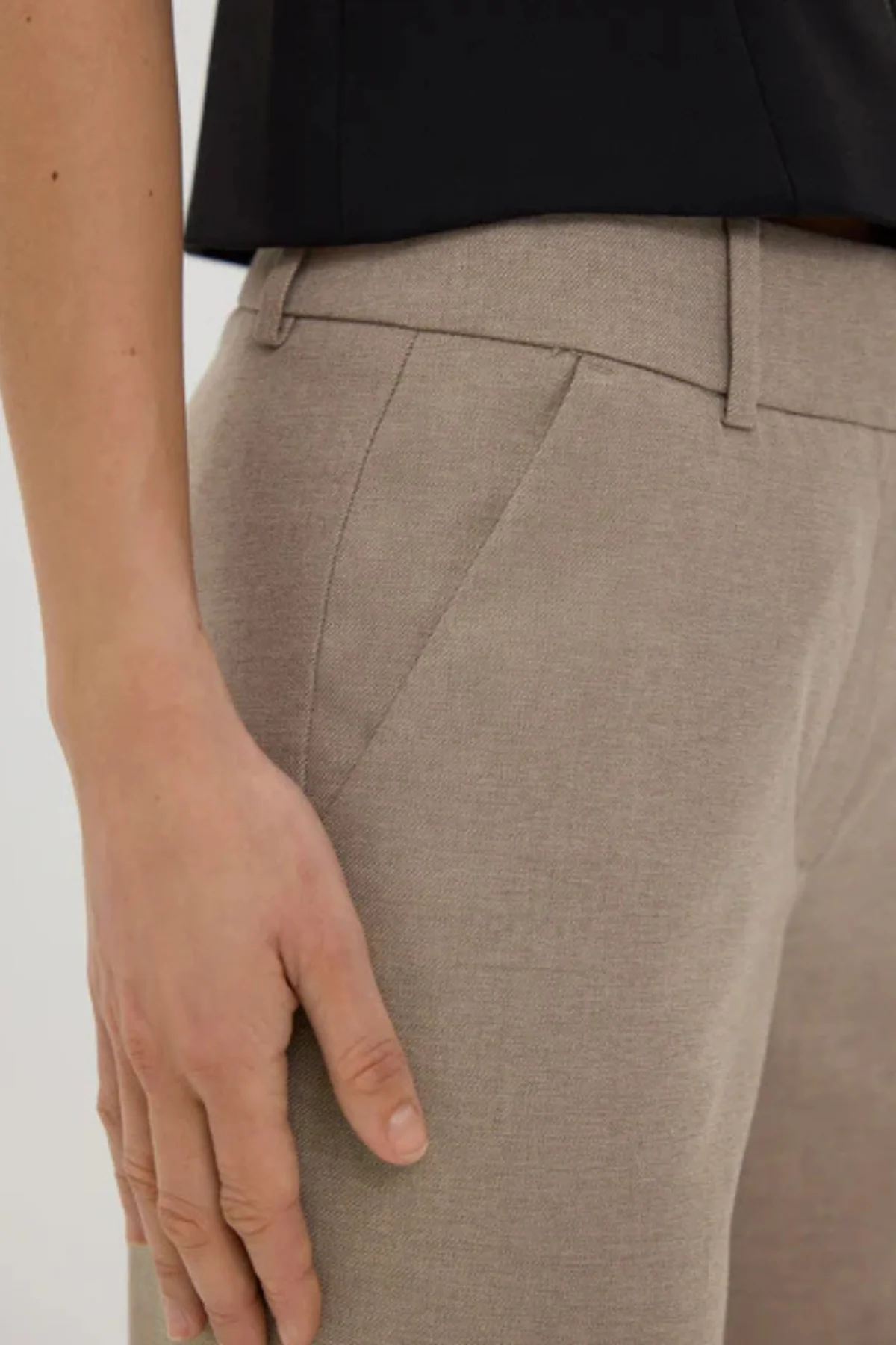 CLARAFV 438 - DARK SAND MELANGE - LONG - Afbeelding 4