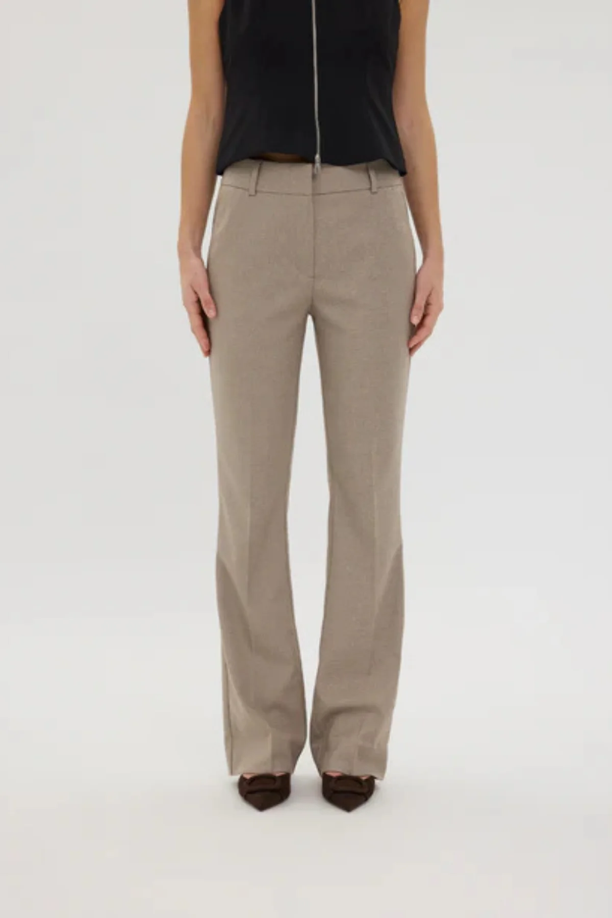 CLARAFV 438 - DARK SAND MELANGE - ANKLE - Afbeelding 3