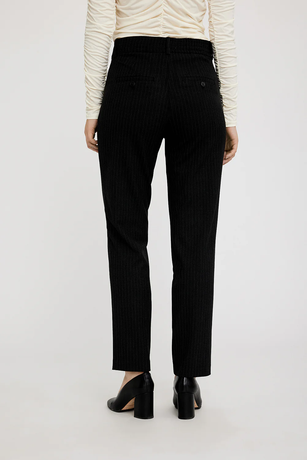 DAPHNEFV 553 - CHARCOAL PINSTRIPE - ANKLE - Afbeelding 3