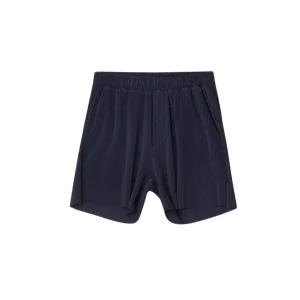 WEST PLISSE SHORT - BLUE IRIS