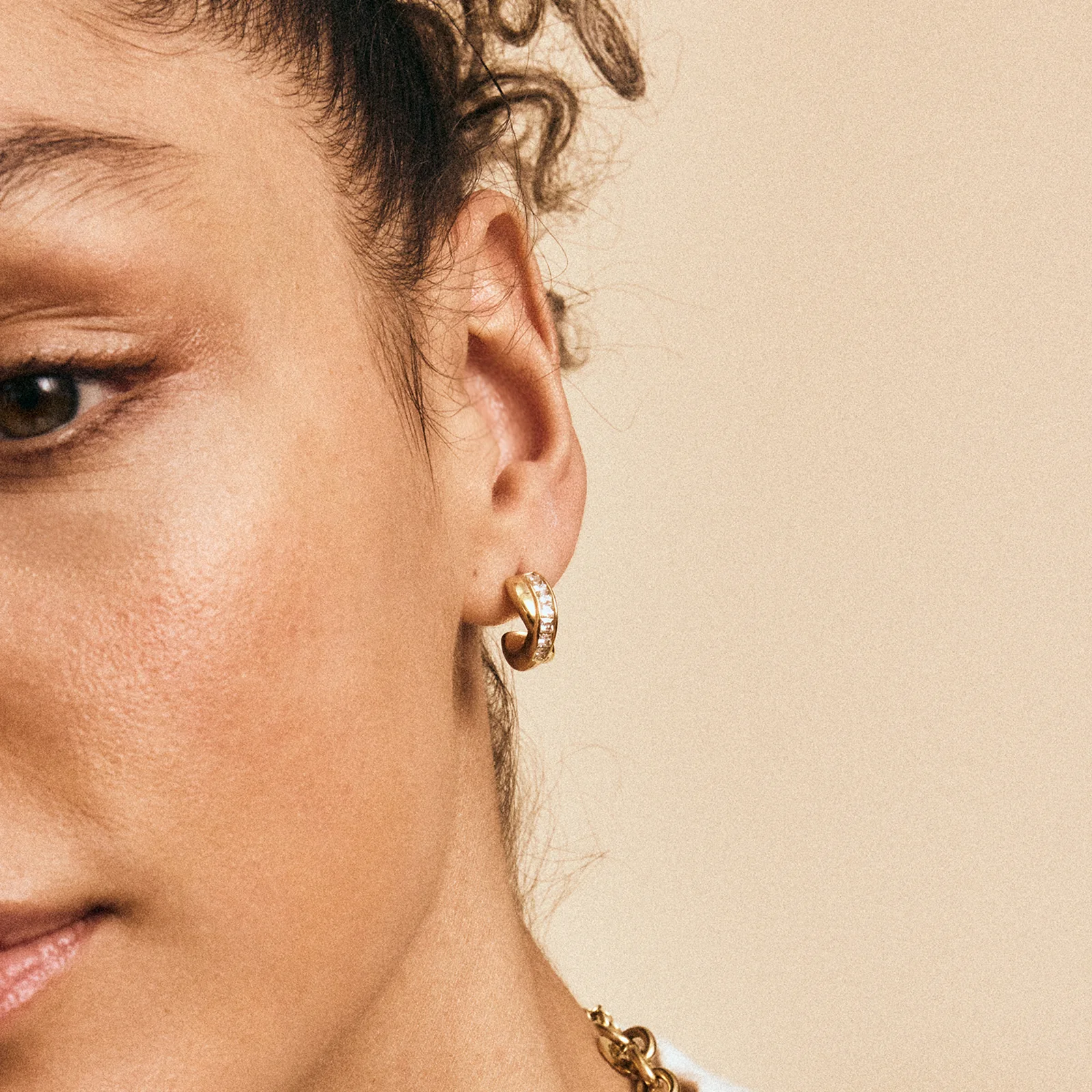 ANDORRA CREOLES DUO S - GOLD - Afbeelding 3