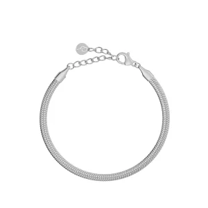 HERRINGBONE BRACELET - STEEL