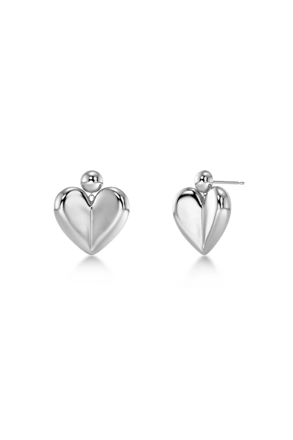 TRUE LOVE EARRINGS - STEEL - Afbeelding 2