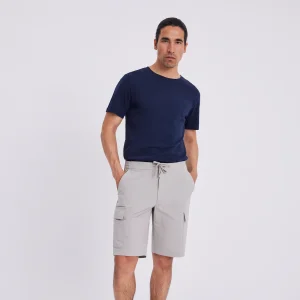 ERIKPL CARGO SHORTS 401 - SEA SALT