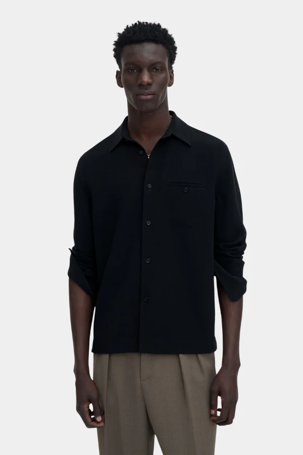 M. BLAKE OVERSHIRT - BLACK - Afbeelding 2