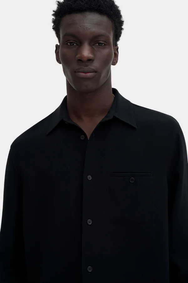 M. BLAKE OVERSHIRT - BLACK - Afbeelding 3