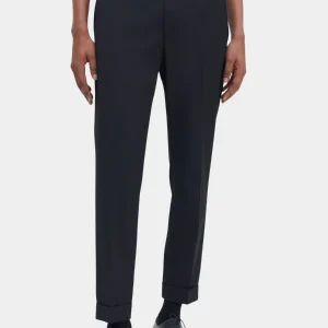TERRY CROPPED TROUSERS - BLACK