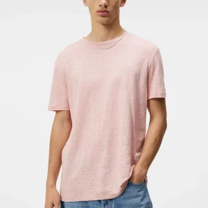 COMA LINEN TEE - POWDER PINK