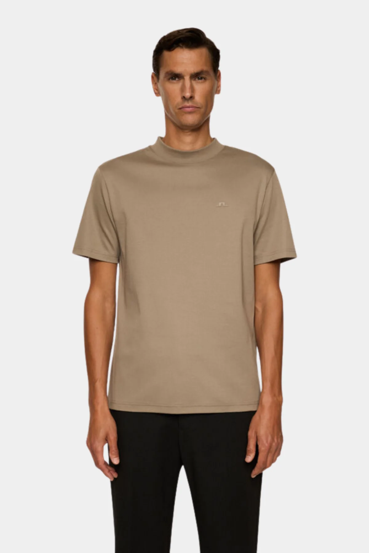 ACE MOCK NECK T-SHIRT - BRINDLE - Afbeelding 2