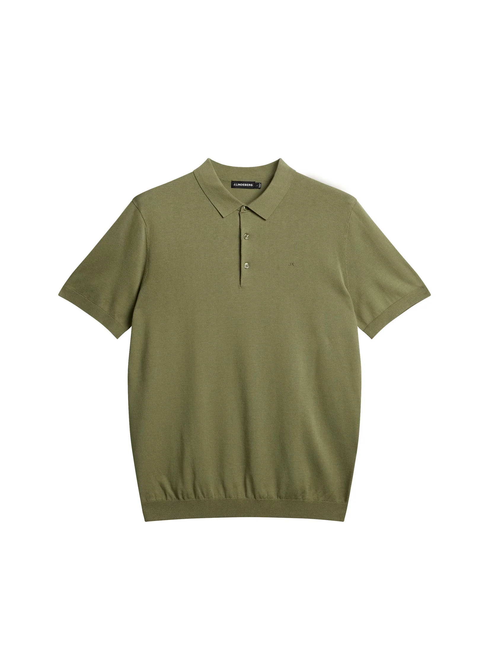 RIDGE RAYON SILK POLO - OIL GREEN - Afbeelding 7