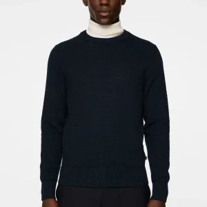 OLIVER STRUCTURE SWEATER - JL NAVY