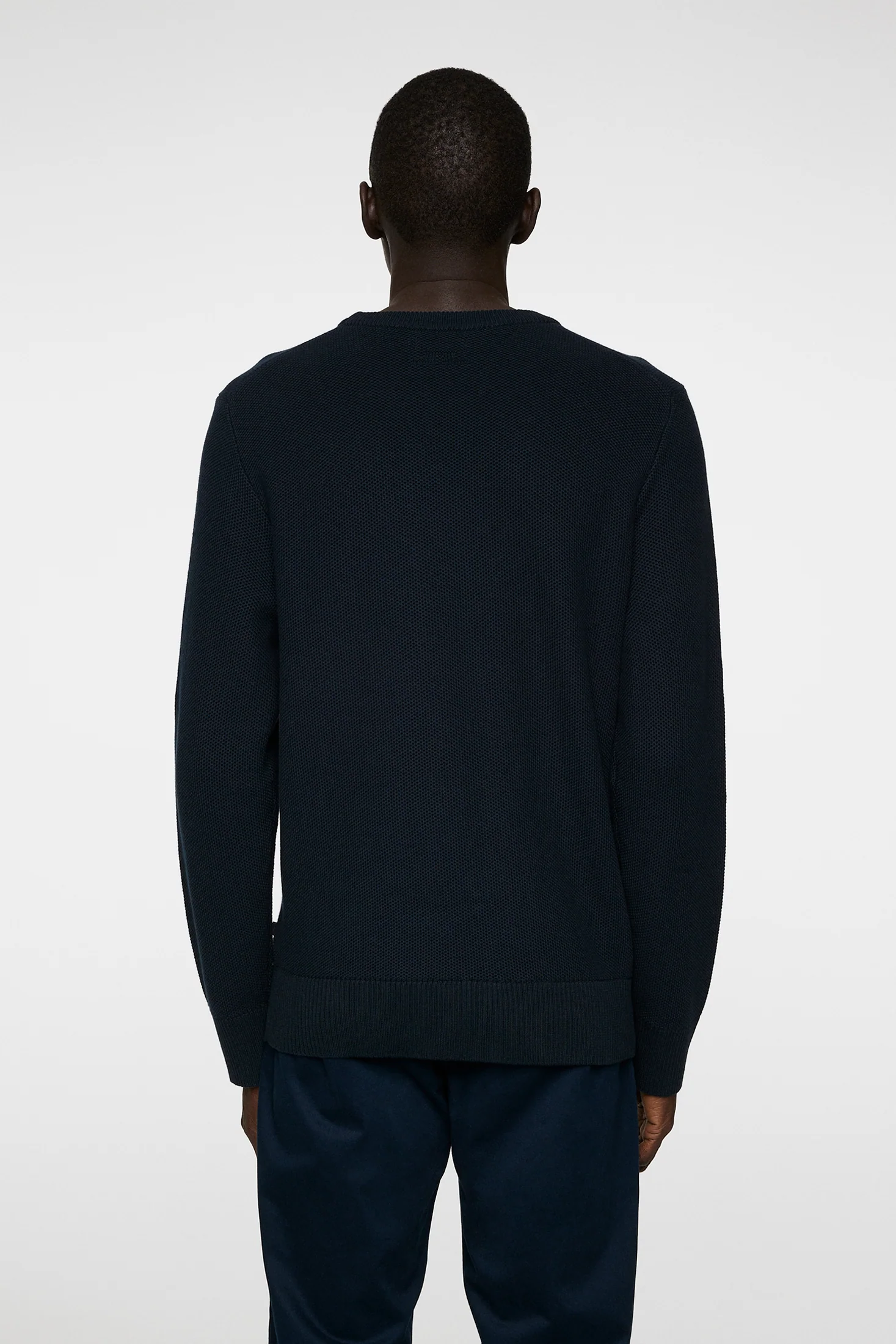 ARTHUR KNIT ORG COTTON - JL NAVY - Afbeelding 3