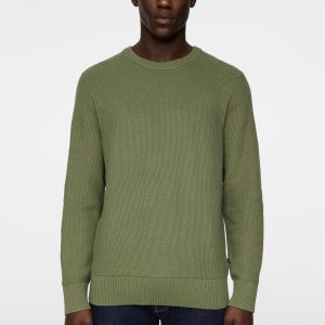 ARTHUR KNIT ORG COTTON - OLIVINE
