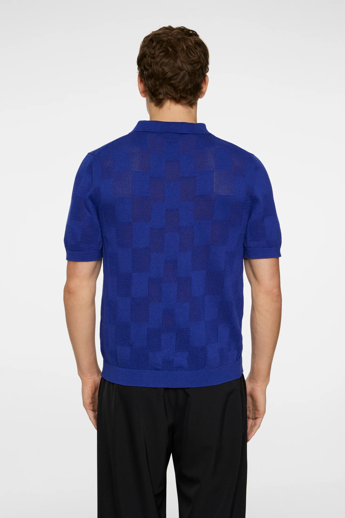 REYMOND STACKED BRIDGE POLO - CLEMATIS BLUE - Afbeelding 3