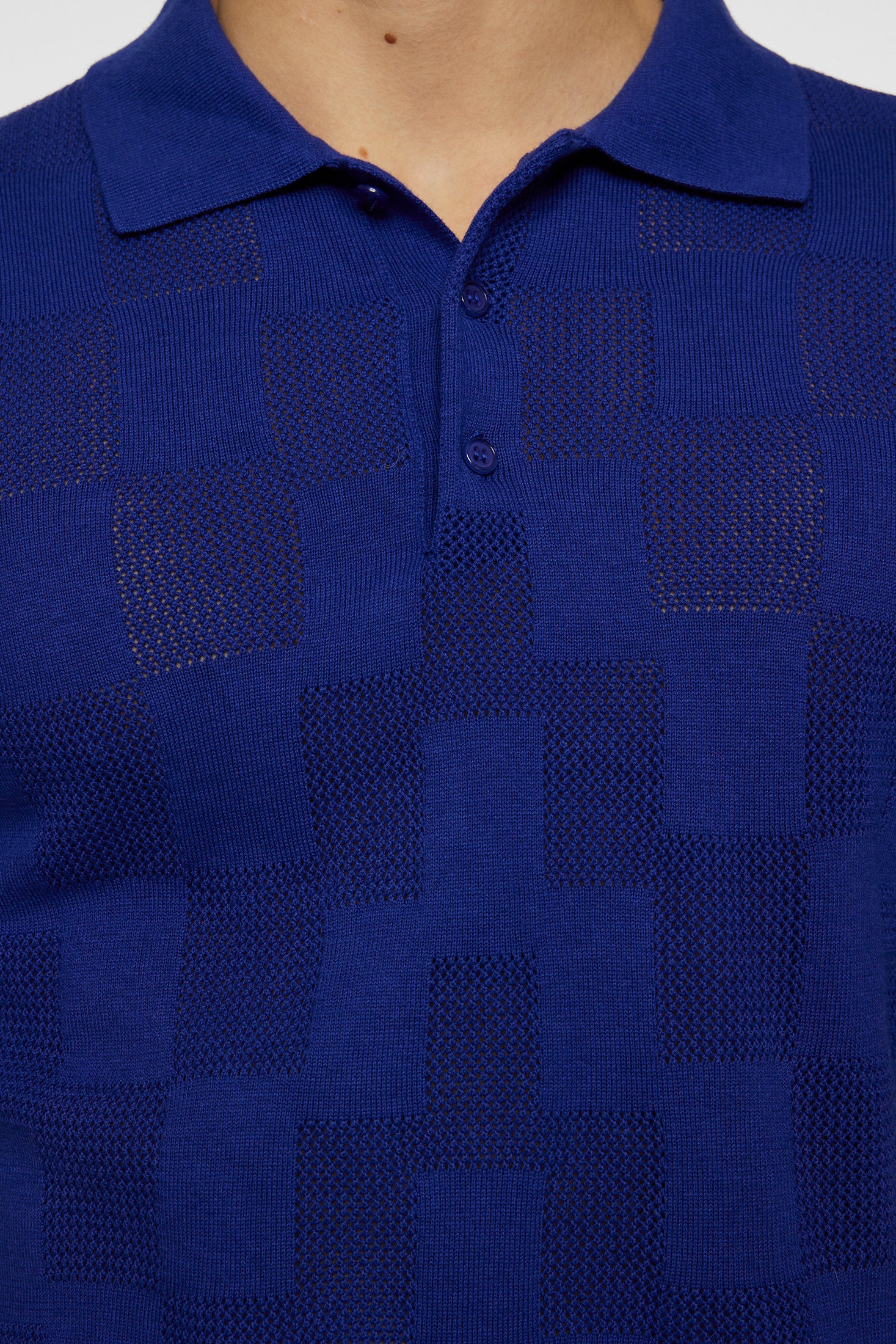 REYMOND STACKED BRIDGE POLO - CLEMATIS BLUE - Afbeelding 6