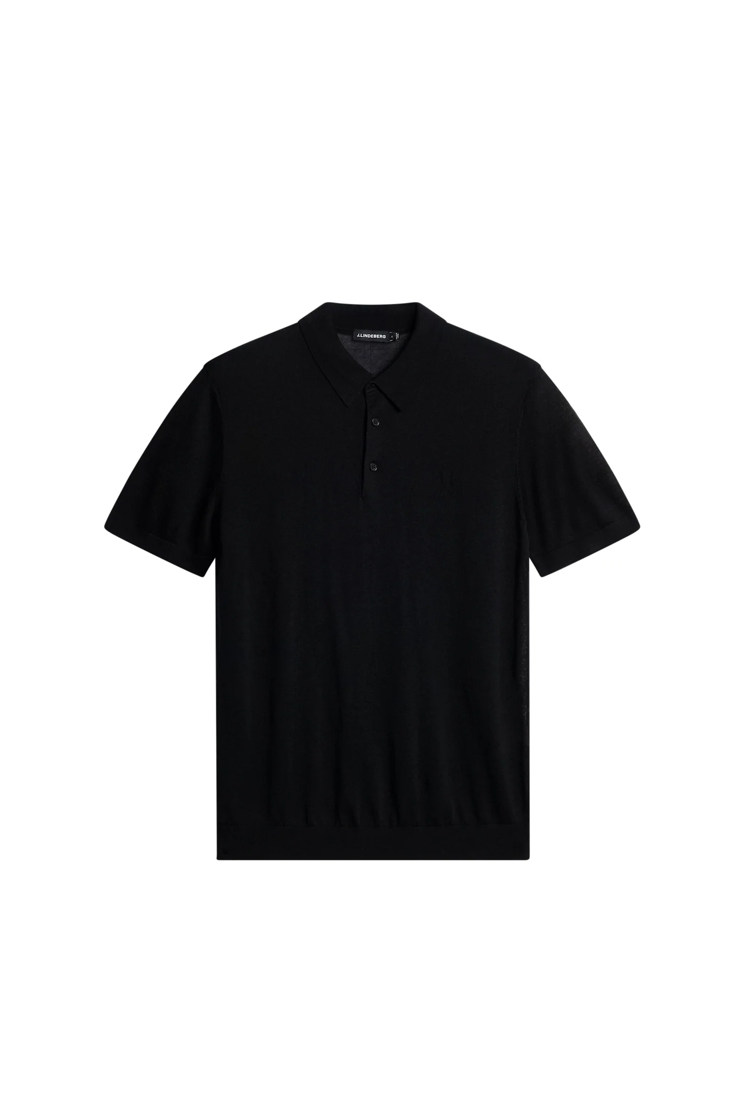 RIDGE LYOCELL SILK POLO - BLACK - Afbeelding 7