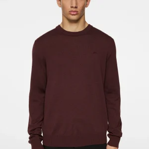 KEANE MERINO CREW NECK - HUCKLEBERRY