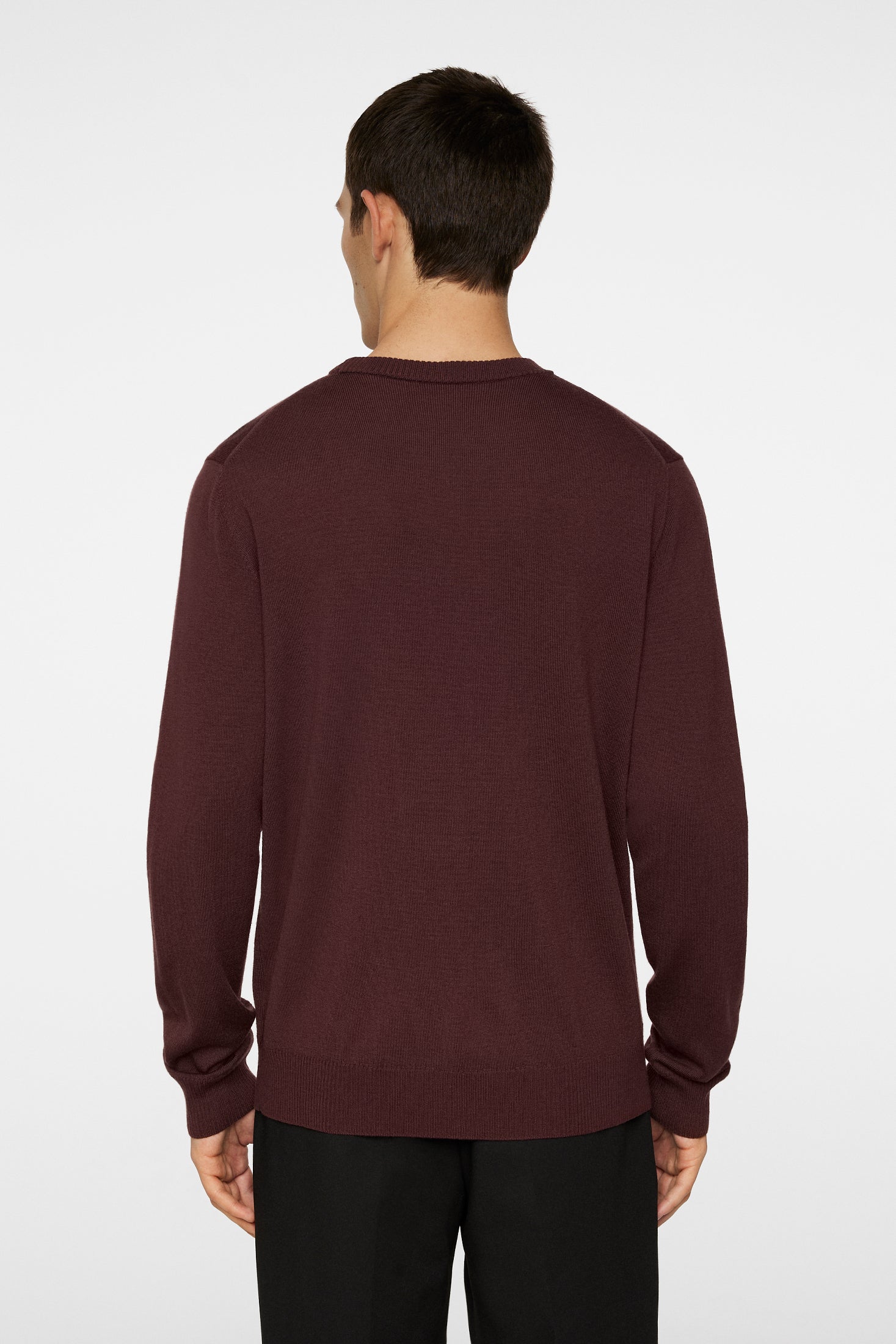 KEANE MERINO CREW NECK - HUCKLEBERRY - Afbeelding 3