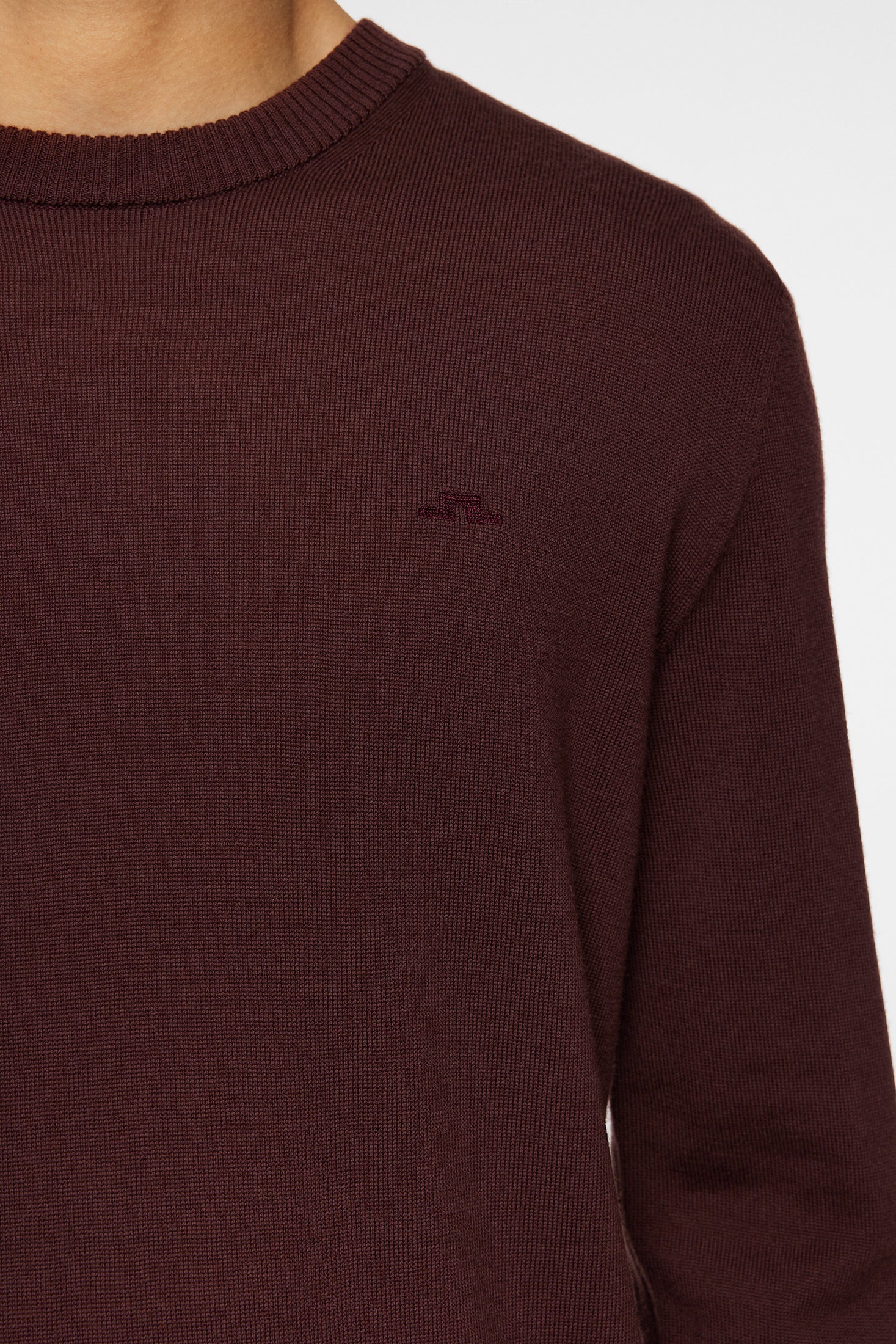 KEANE MERINO CREW NECK - HUCKLEBERRY - Afbeelding 6