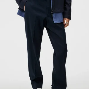 LOIS LINEN STRETCH PANTS - JL NAVY