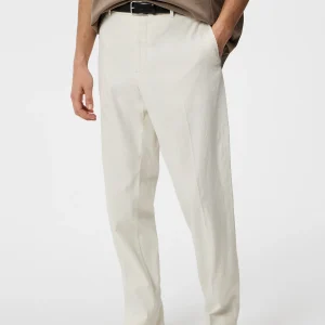 LOIS LINEN STRETCH PANTS - CLOUD WHITE